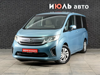 2017 Honda Stepwgn V Рестайлинг, голубой, 1949000 рублей, вид 1