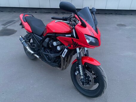 2002 Yamaha FZS600 Fazer, красный, 330000 рублей, вид 1