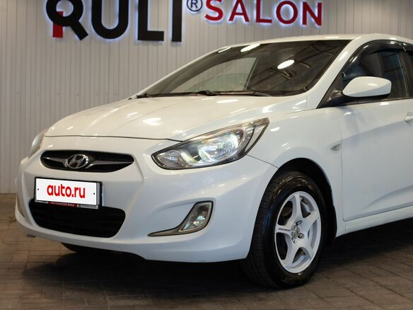 2011 Hyundai Solaris I, белый - вид 7