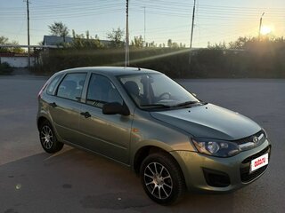 2013 Lada (ВАЗ) Kalina II, зелёный, 370000 рублей, вид 2