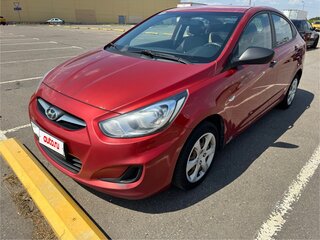 2012 Hyundai Solaris I, красный, 799000 рублей, вид 1