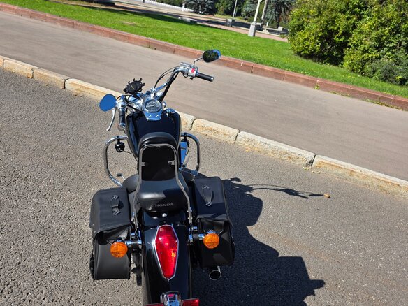 2009 Honda Shadow 750, чёрный, 599999 рублей - вид 9