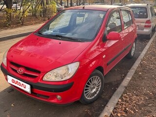 2008 Hyundai Getz I Рестайлинг, красный, 650000 рублей, вид 2