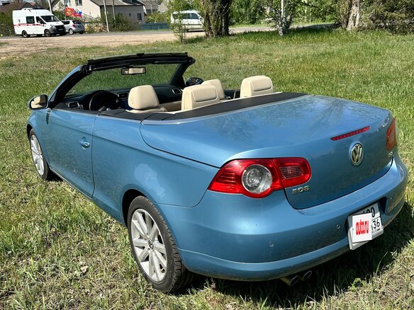 2007 Volkswagen Eos I, синий, 1500000 рублей - вид 8