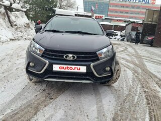 2019 Lada (ВАЗ) Vesta SW Cross I, чёрный, 825000 рублей, вид 4