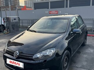 2011 Volkswagen Golf VI, чёрный, 649999 рублей, вид 3