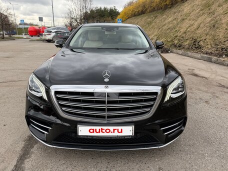2019 Mercedes-Benz S-Класс 350 d Long VI (W222, C217) Рестайлинг, чёрный, 5150000 рублей, вид 3