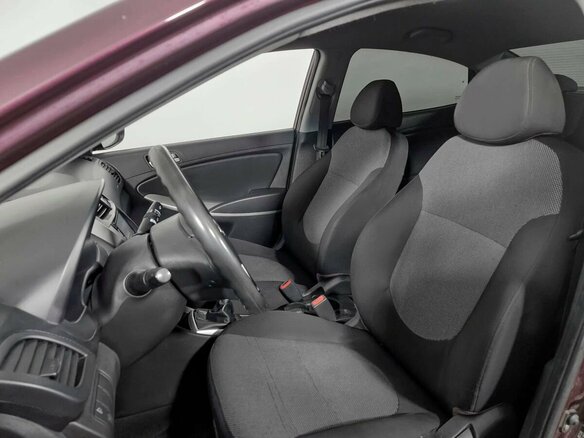 2012 Hyundai Solaris I, фиолетовый, 479000 рублей - вид 6