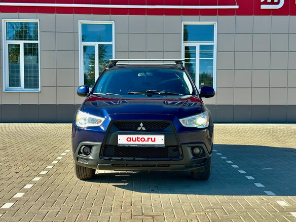 2012 Mitsubishi ASX I, синий, 610000 рублей - вид 4