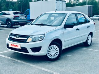 2018 Lada (ВАЗ) Granta I Рестайлинг, белый, 539000 рублей, вид 2