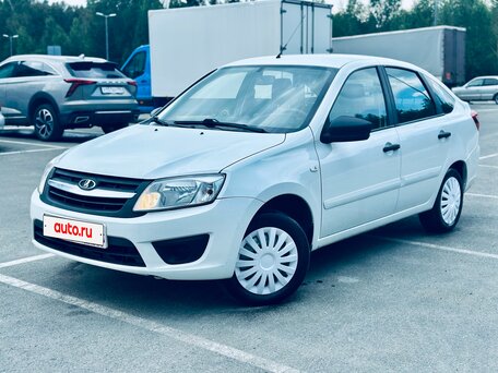 2018 Lada (ВАЗ) Granta I Рестайлинг, белый, 529000 рублей, вид 2
