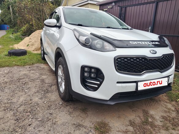 2017 Kia Sportage IV, белый, 1750000 рублей