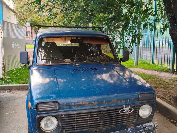 1999 Lada (ВАЗ) 2121 (4x4) I Рестайлинг, синий, 150000 рублей - вид 1
