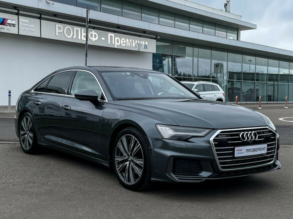 2019 Audi A6 45 TFSI V (C8), серый - вид 2