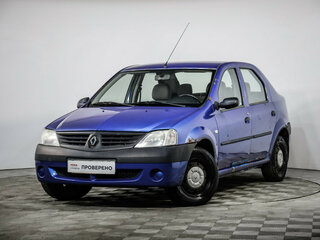 2007 Renault Logan I, синий, 150000 рублей, вид 1