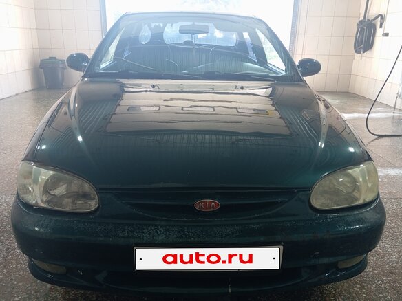1998 Kia Sephia II, зелёный, 280000 рублей