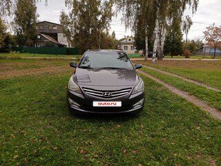 2014 Hyundai Solaris I Рестайлинг, серый, 670000 рублей, вид 1