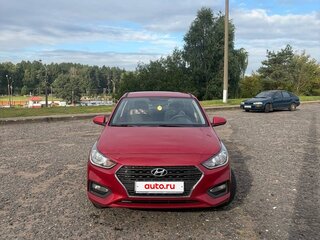 2020 Hyundai Accent V, красный, 1100000 рублей, вид 3
