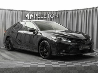 2018 Toyota Camry VIII (XV70), чёрный, 2395000 рублей, вид 2