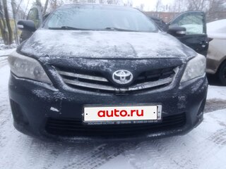 2012 Toyota Corolla X (E140, E150) Рестайлинг, чёрный, 650000 рублей, вид 1