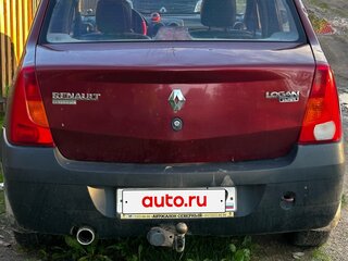 2009 Renault Logan I, красный, 360000 рублей, вид 2