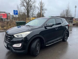2013 Hyundai Santa Fe III, чёрный, 1550000 рублей, вид 1