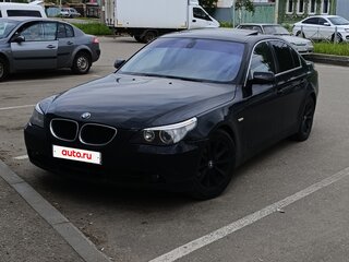2004 BMW 5 серии 525i V (E60/E61), чёрный, 799000 рублей, вид 2