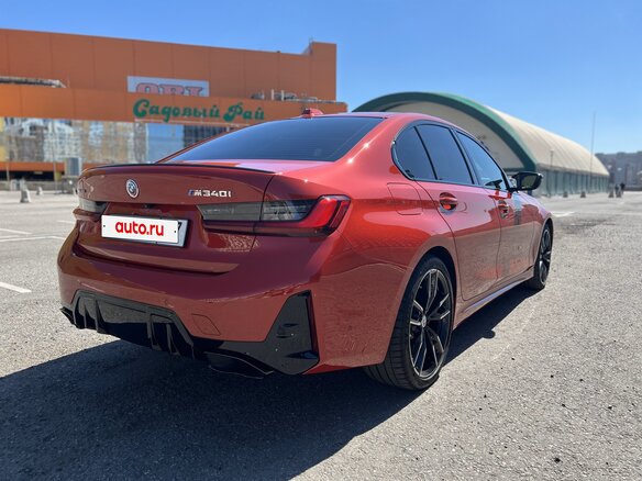 2022 BMW 3 серии M340i xDrive VII (G2x) Рестайлинг, красный, 8200000 рублей - вид 9