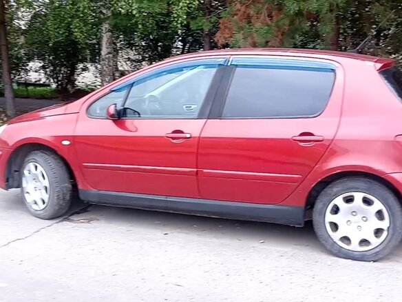 2004 Peugeot 307 I, красный, 192000 рублей - вид 5