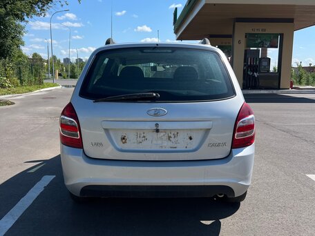 2014 Lada (ВАЗ) Kalina II, серебристый, 360000 рублей, вид 4