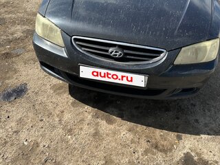 2007 Hyundai Accent ТагАЗ II, чёрный, 550000 рублей, вид 3