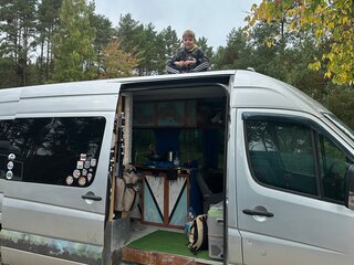 2008 Volkswagen Crafter, серебристый, 1500000 рублей, вид 5