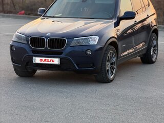 2013 BMW X3 20d xDrive II (F25), синий, 1600000 рублей, вид 2