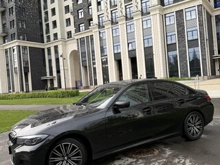 2021 BMW 3 серии 320d xDrive VII (G2x), чёрный, 3450000 рублей, вид 4