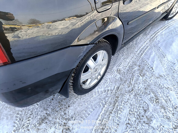 2009 Renault Logan I, чёрный, 280000 рублей - вид 9