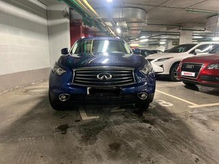 2012 Infiniti FX30d II (S51) Рестайлинг, синий, 1790000 рублей, вид 2