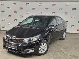 2015 Kia Rio III Рестайлинг, чёрный, 729000 рублей, вид 3