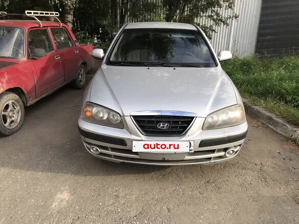 2005 Hyundai Elantra III (XD2) Рестайлинг, серебристый
