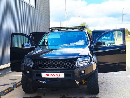 2013 Volkswagen Amarok Double Cab part-time I, чёрный, 2200000 рублей, вид 3