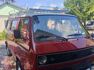 1987 Volkswagen Multivan 5-speed T3, красный, 800000 рублей, вид 4