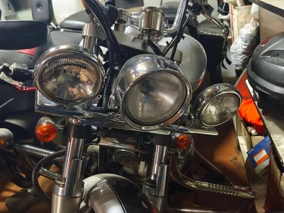 2003 Yamaha XVS1100, серый, 470000 рублей - вид 1