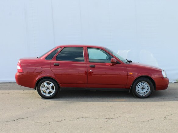 2008 Lada (ВАЗ) Priora I, красный, 295000 рублей - вид 7