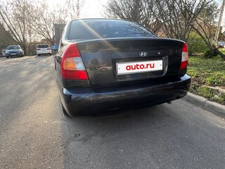 2008 Hyundai Accent ТагАЗ II, чёрный, 400000 рублей, вид 5