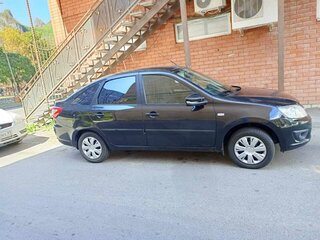 2014 Lada (ВАЗ) Granta I, чёрный, 550000 рублей, вид 4