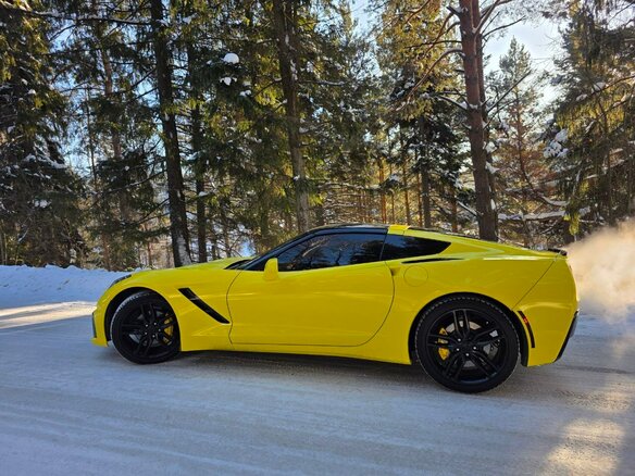 2017 Chevrolet Corvette Stingray 8-speed C7, жёлтый, 5999999 рублей - вид 12