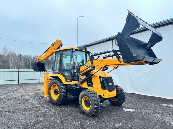 2024 JCB 3DX, жёлтый - вид 5