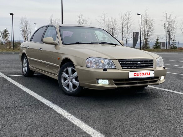 2002 Kia Magentis I, золотистый, 200000 рублей - вид 3