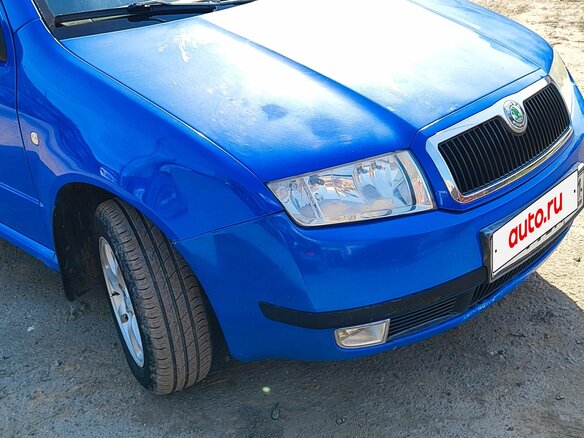 2001 Skoda Fabia I, синий, 300000 рублей - вид 12