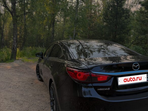 2017 Mazda 6 III (GJ) Рестайлинг, чёрный - вид 5
