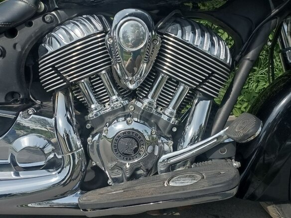 2017 Indian Chieftain, чёрный, 1100000 рублей - вид 7